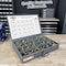 Boltsandnuts.Com Inch Grade 8 Hex Cap Screws, Nuts, and Washers Fine Thread Zinc Yellow USA Made Hardware - 575 PCS Assortment Kit #488 - alternate 2
